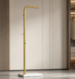 All-in-One Clothes Rack with Hanging Rod, Hooks and Stable Storage Structure