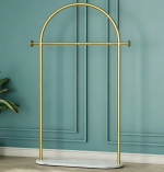 Freestanding Metal Clothes Rack with Extendable Width and Stable Base Structure - Image 2