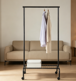 Adjustable Display Clothes Rack, Metal Garment Stand for Retail Use