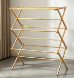 Foldable Drying Rack with Lightweight Structure for Easy Storage and Use